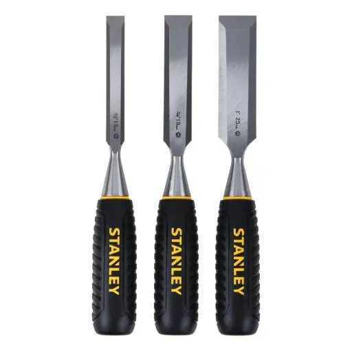 [2107738] Stanley 150 Series Wood Chisel Set 3 Pk