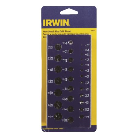 [21505] Irwin Steel Drill Bit Stand Straight Shank 1 Pc