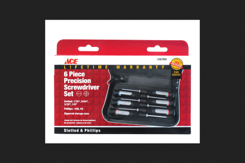 [2167401] Ace Precision Screwdriver Set 10.35 in. 6 Pc