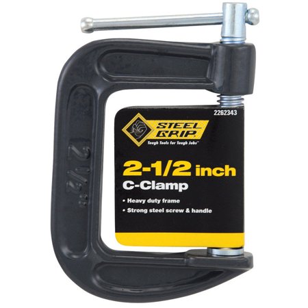 [2262343] Steel Grip 2-1/2 in. Adjustable C-Clamp 1 Pc
