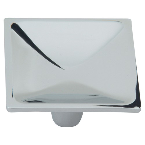 [227CH] Atlas Homewares 227 Dap 2 Inch Square Cabinet Knob Polished Chrome Cabinet Hardware Knobs Square