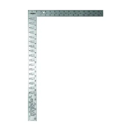 [23328] Mayes 10219 24  Yellow Steel Rafter Square