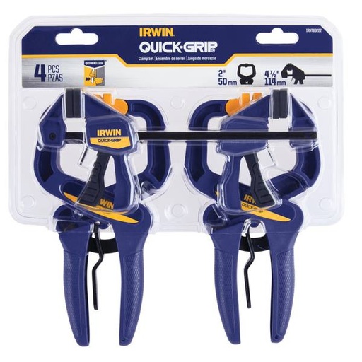 [2381689] Irwin Grip Clamps 4 Pk
