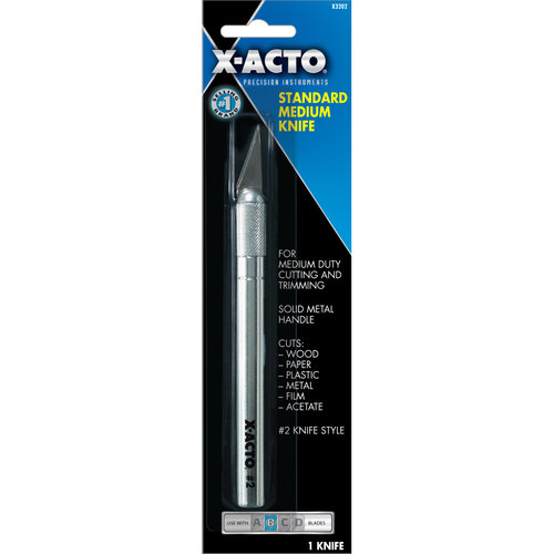 [23977] X-Acto #2 Hobby Knife Silver 1 Pk