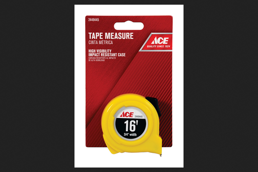 [2449445] Ace 16 Ft. L X 0.75 in. W High Visibility Tape Measure 1 Pk