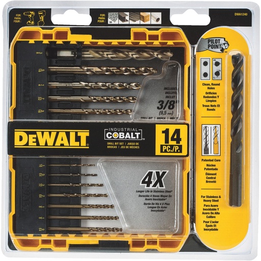 [2466241] DW DRILL COBALT SET 14PC