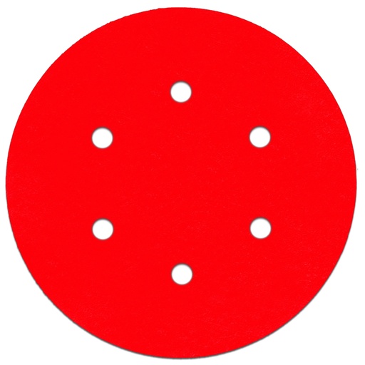 [2486561] Diablo 6 in. Ceramic Blend Hook and Lock Sanding Disc 220 Grit Ultra Fine 10 Pk