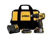 [2493427] ATOMIC 20V MAX Cordless Brushless Compact 1/2 in. Drill/Driver, (2) 20V 1.3Ah Batteries, Charger and Bag