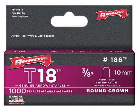 [28050] STAPLE T18 3/8" 1000PK