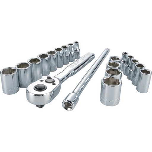 [2881183] Craftsman CMMT12008 SAE/Metric 6-Point Socket Set  1/4  Drive  20-Piece