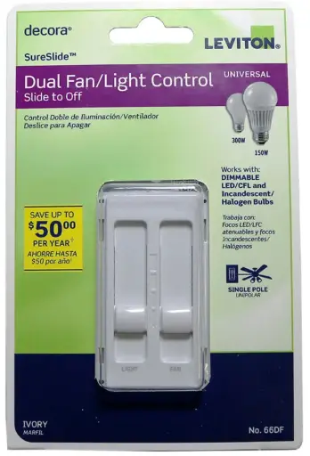 [3001339] FAN/LIGHT SWITCH DIM IV