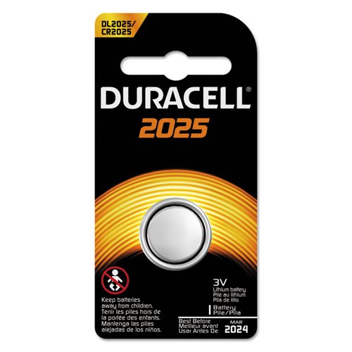 [3008729] Duracell Lithium Coin 2025 3 V 165 Ah Medical Battery 1 Pack