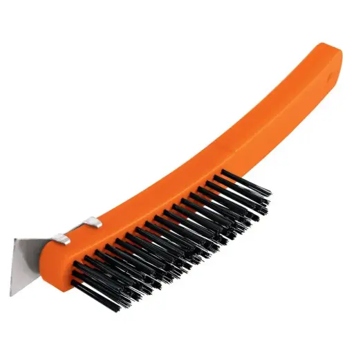 [300SC] Products  300SC 16 X 4 in. Wire Brush with Scraper & Shoe Handle