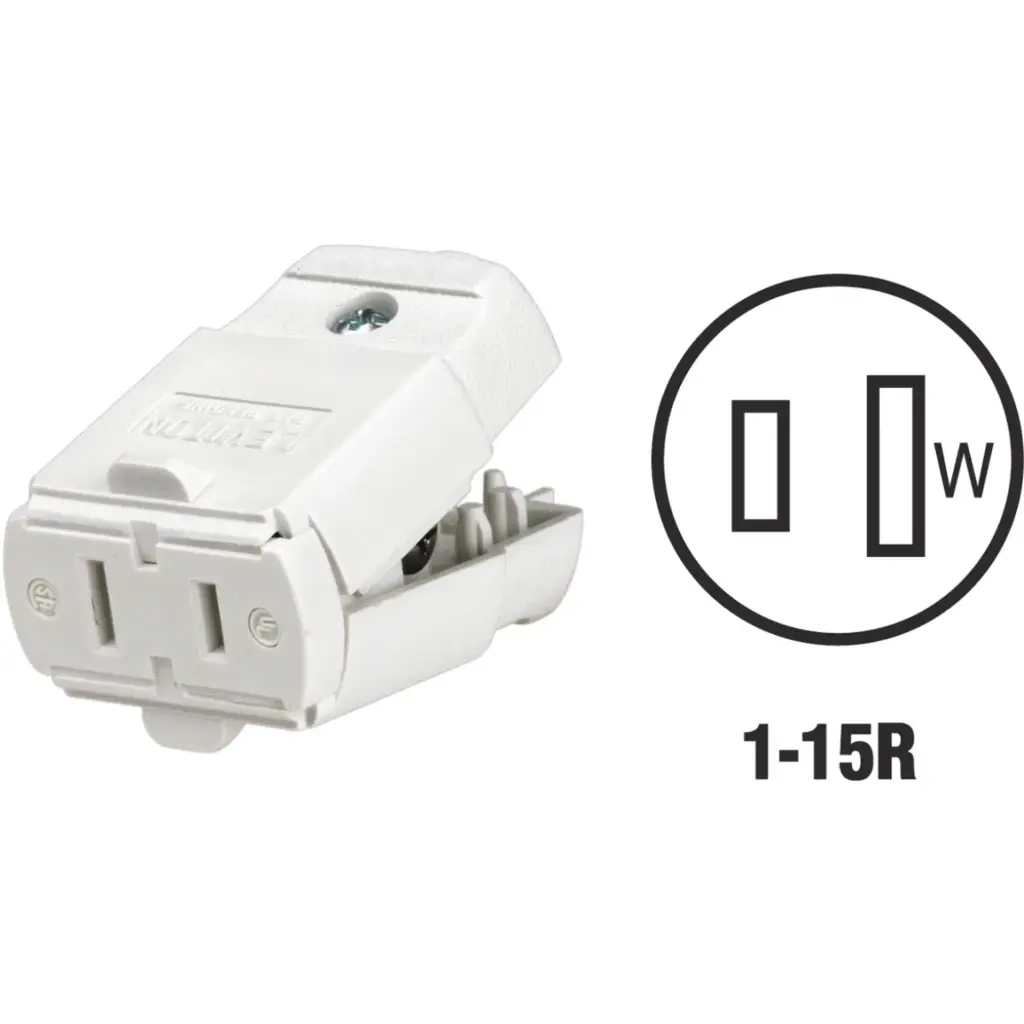 Connector 2Wire 15A Wht | Ferreteria Maderas 3C