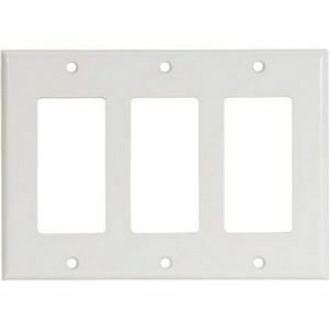 [3202363] Leviton White 3 Gang Plastic GFCI/Rocker Wall Plate 1 Pack