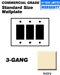 [3202421] DECORA WALLPLATE 3G IV