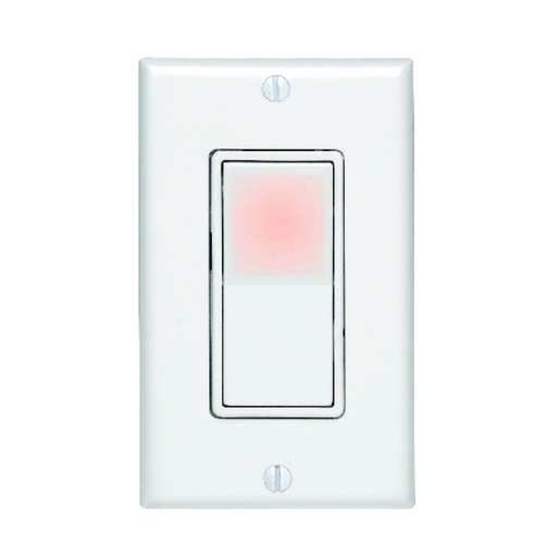 [3273950] Leviton Decora 15 Amps Three Pole 3-Way Illuminated Rocker Switch White 1 Pk