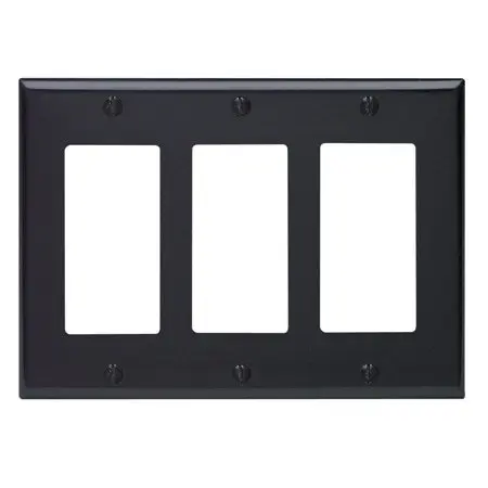 [3296159] WALLPLATE 3G DECORA BLK