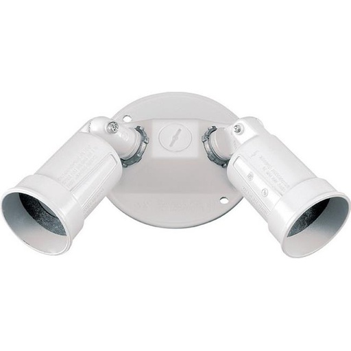 [3425386] RND CVR/2LMPHLDR KIT WHT
