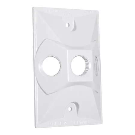 [3425477] 1G CVR W/THREE 1/2"H WHT