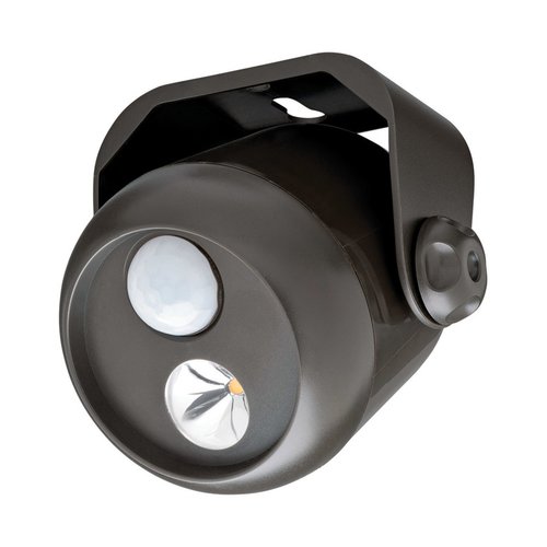 [3521291] Mr. Beams Motion-Sensing Battery Powered LED Dark Brown Spotlight
