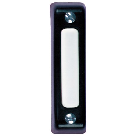 [3693355] DOORBELL PUSH WIRED BLK