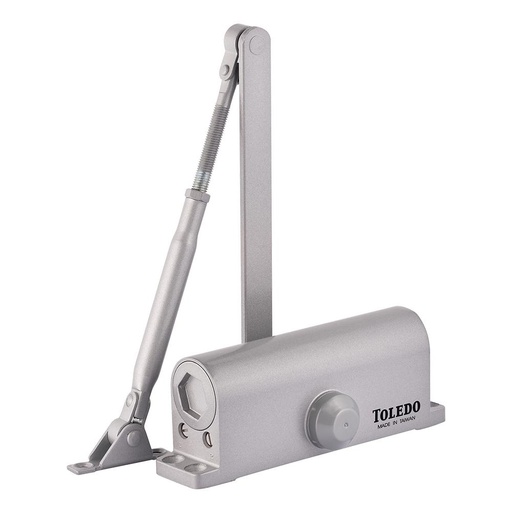 [380009388] Gray Medium to Heavy-Duty Automatic Door Closer