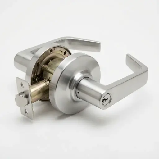 [380009712] Cal-Royale EXPLORER XP SERIES (NON CLUTCH MECHANISM) SATIN CHROME CLASSROOM LOCK