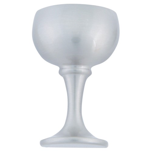 [385000535] Atlas Homewares 4010 Liquor 2 Inch Long Wine Glass Designer Cabinet Knob Brushed Nickel Cabinet Hardware Knobs Designer