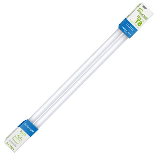 [3925849] Feit Electric 32-Watt 4 Ft. T8 G13 Linear Fluorescent Tube Light Bulb, Daylight Deluxe 6500K (2-Pack)