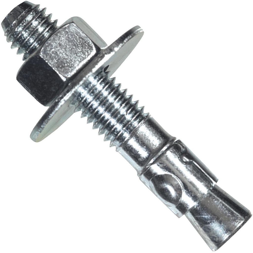 HILLMAN 5/8 in. D X 4-1/2 in. L Steel Round Head Wedge Anchor 10 Pc ...