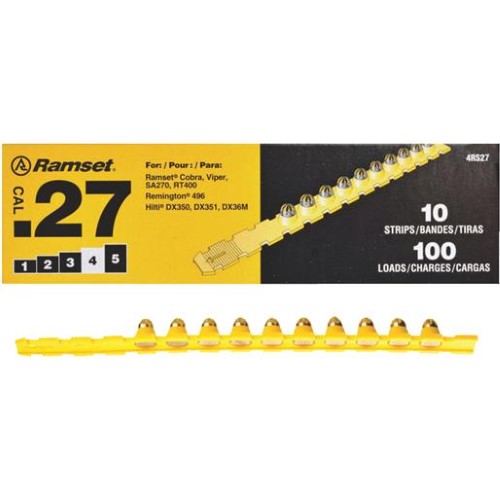 [400005405] Blue Point 0.27 in. D X 7 in. L Plastic Strip Head Strip Loads 100 Pack