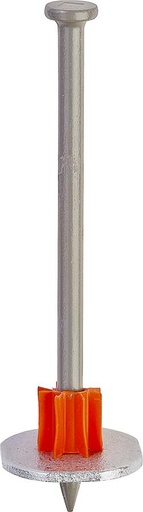 [400005516] Ramset 0.300 in. D X 2.5 in. L Steel Round Head Drive Pin with Washer 100 Pk