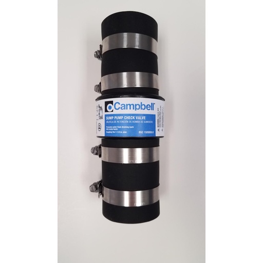 [4007522] Campbell 1-1/2 in. D X 1-1/2 in. D Plastic Swing Check Valve