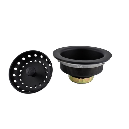 [4009510] SINK STRAINR BLK 3-1/2"