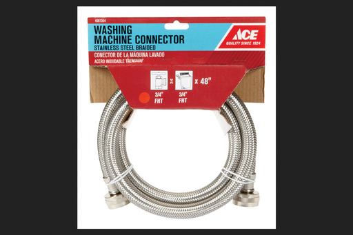 [4061354] Ace 3/4 in. Hose Thread X 3/4 in. D Hose Thread 48 in. Braided Stainless Steel Supply Line