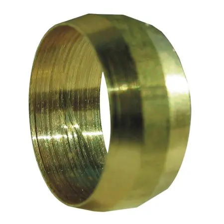 [41218] COMPRSN SLEEVE 1/2" BRS