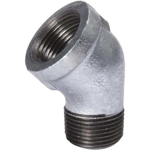 [421529] CURVA 45G NIPLE 1/2 GALV.