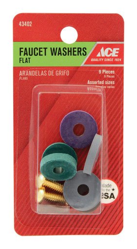 [43402] Washer Ast Flat Fauct 9p