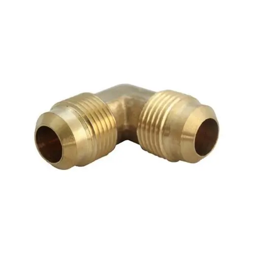 [4348629] JMF Company 3/8 in. Flare X 3/8 in. D Flare Brass 90 Degree Elbow