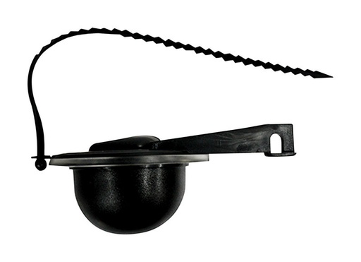 [440015626] Cato Adjustable Flapper Black Plastic