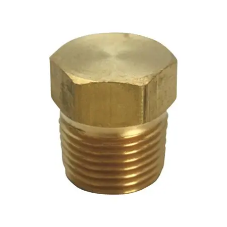 [4505053] JMF Company 3/8 in. MPT Brass Hex Head Plug