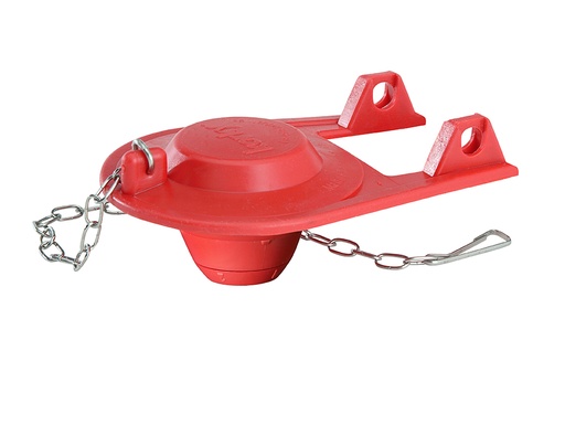 [4529962] TOILET FLAPPER UNIV RED