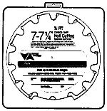 [475009918] Vermont American 27350 7-1/4-Inch 14T Remodeling Carbide Circular Saw Blade