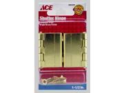 [5301478] Ace 1-1/2 in. L Bright Brass Shutter Hinge 2 Pk