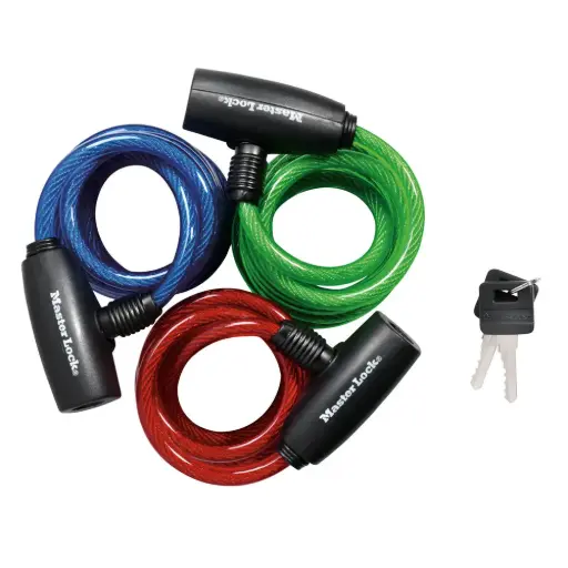 [5405410] BIKE LOCK/CABLE 3PK