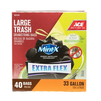 [6037034] ACE TRSH BAG 33G 40CT