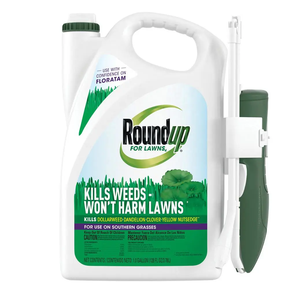 Roundup for Lawns Southern Herbicide with Wand - 1 Gal: Ready-to-Use ...