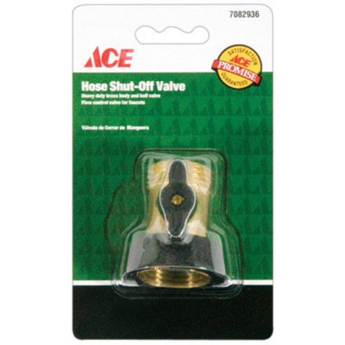 [7082936] Ace 3/4 in. Brass Threaded Male/Female Hose Shut-off Valve
