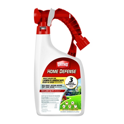 [7502644] Home Defense Insect Killer for Lawn and Landscape Ready-to-Spray 32 Fl. Oz. 5,300 Sq. Ft. Kills Ants, Mosquitos and More